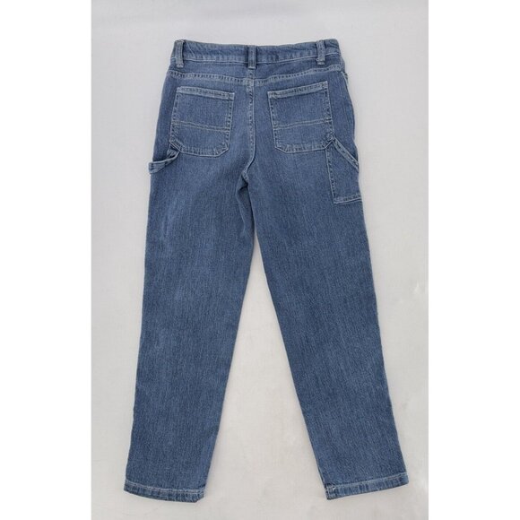 NWOT‎ Cat & Jack Boy’s Blue Denim Stretch Ankle Straight Jeans Size 12 Everyday - Picture 2 of 8